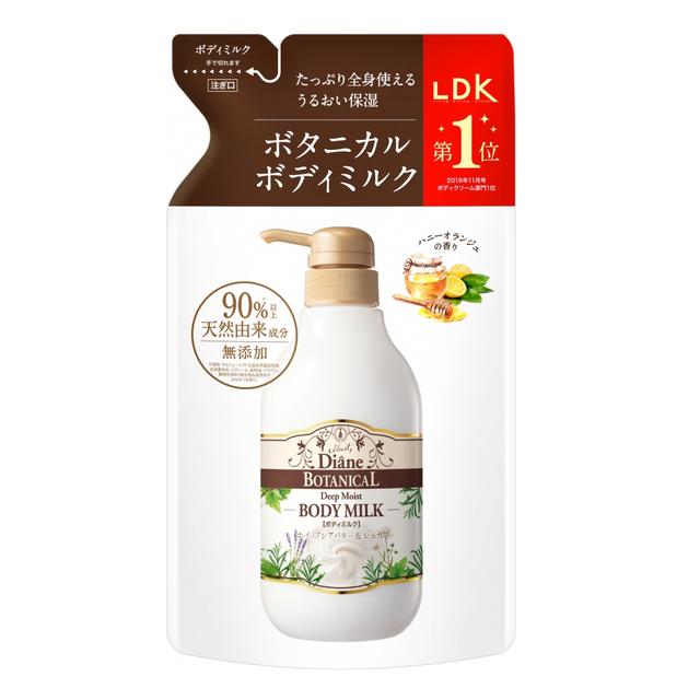 他サイト： モイストダイアン ボタニカル ボディミルク ディープモイスト 詰め替え 400mlの商品画像