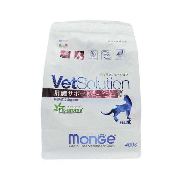 他サイト： monGe ベッツソリューション猫用肝臓サポート 400g  の商品画像