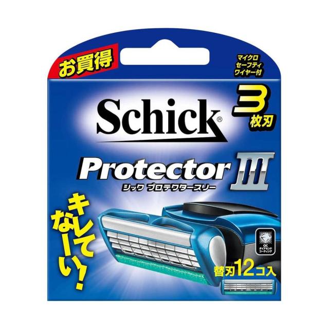 他サイト： シックジャパン プロテクタースリー 替刃 12個  の商品画像