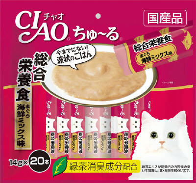 他サイト： ちゅ〜る 20本入り 総合栄養食 まぐろ 海鮮ミックス味の商品画像
