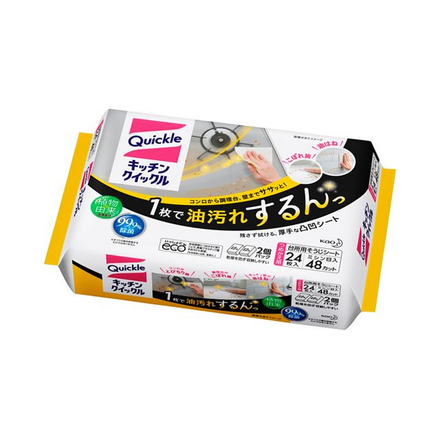 他サイト： 花王 キッチンクイックル つめかえ用 ジャンボパック 24枚の商品画像