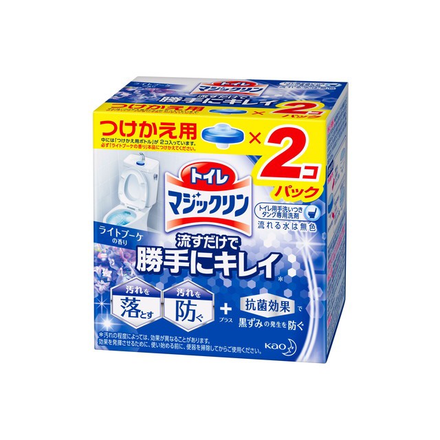 他サイト： 花王 トイレマジックリン 流すだけで勝手にキレイ ライトブーケの香り つけかえ 80g×2の商品画像