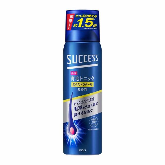 他サイト： 【医薬部外品】花王 サクセス 薬用育毛トニック エクストラクール 特大 280g  の商品画像