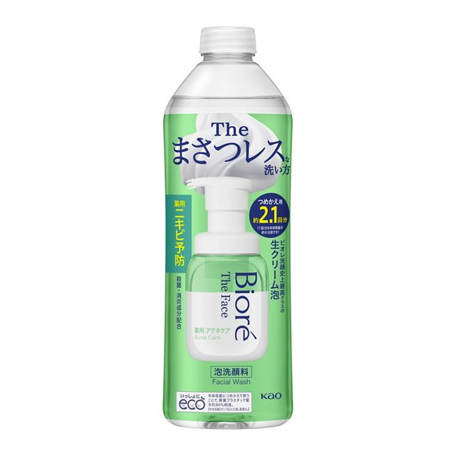 他サイト： 【医薬部外品】花王 ビオレ ザフェイス 泡洗顔 アクネケア 詰め替え  340ml  の商品画像