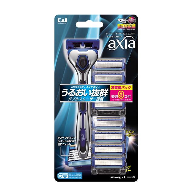 他サイト： 貝印 axia(アクシア) バリューパックスリム 替刃9コ付の商品画像