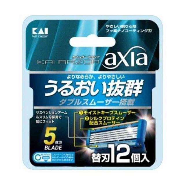 他サイト： 貝印 axia 替刃 12個  の商品画像