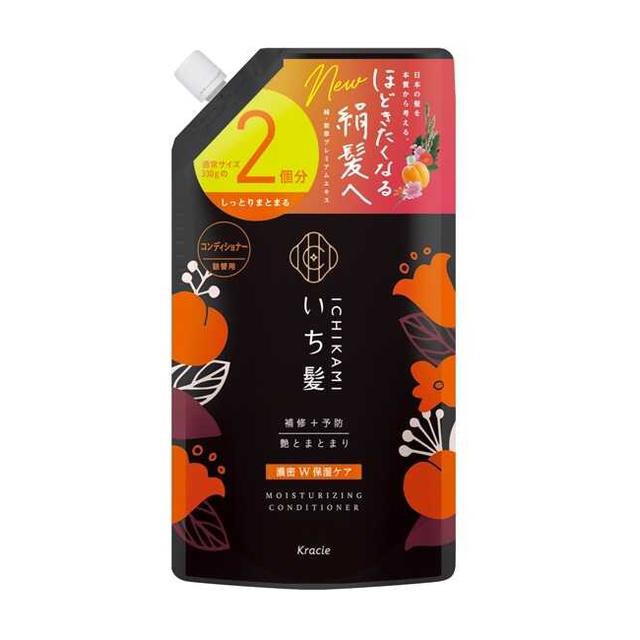 他サイト： クラシエホームプロダクツ いち髪 濃密W保湿ケア コンディショナー 詰め替え用2回分 660gの商品画像