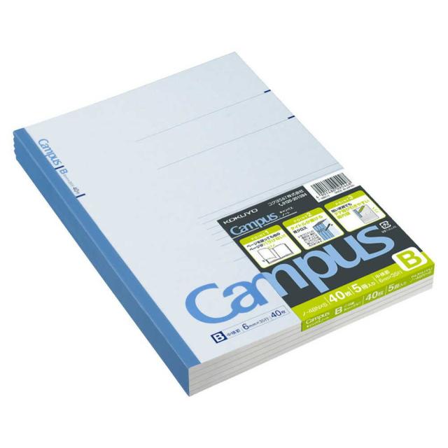 他サイト： コクヨ キャンパスノート6号 5冊組  の商品画像
