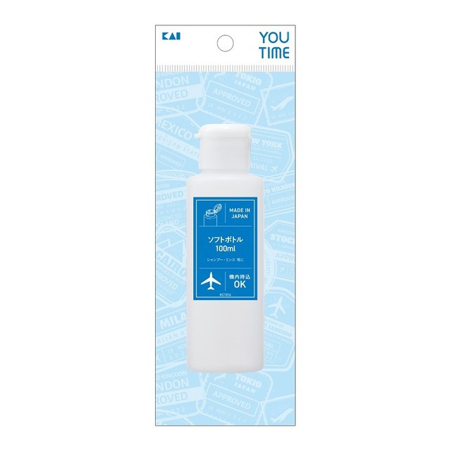 他サイト： 貝印 ユータイム ソフトボトル 100ml 1本の商品画像