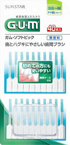 他サイト： ガム歯周プロケア ソフトピック40P サイズSS〜Mの商品画像