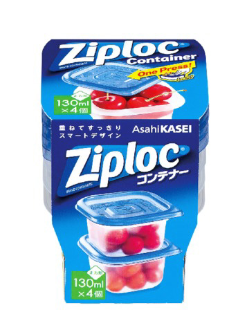 他サイト： ジップロック コンテナー 正方形130ml 4個入の商品画像