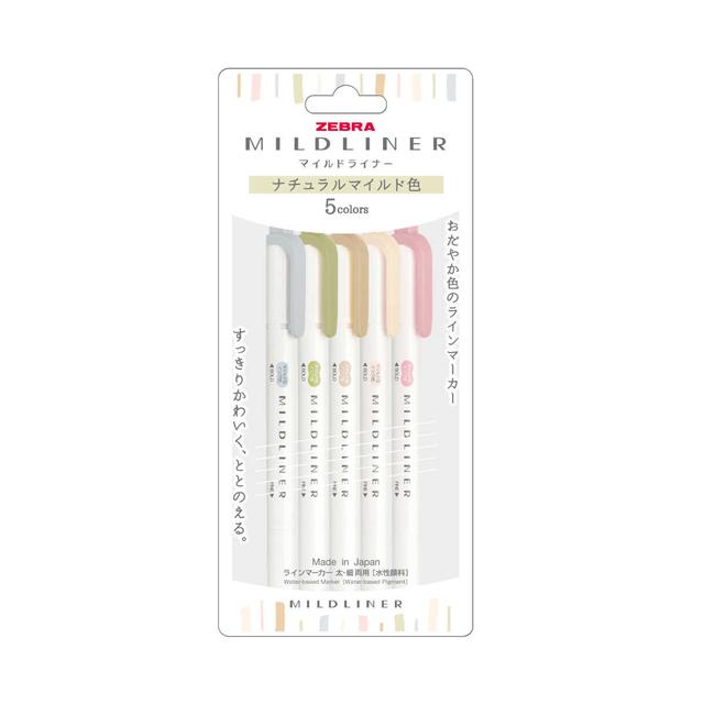 他サイト： マイルドライナー ナチュラルマイルド5色セットの商品画像