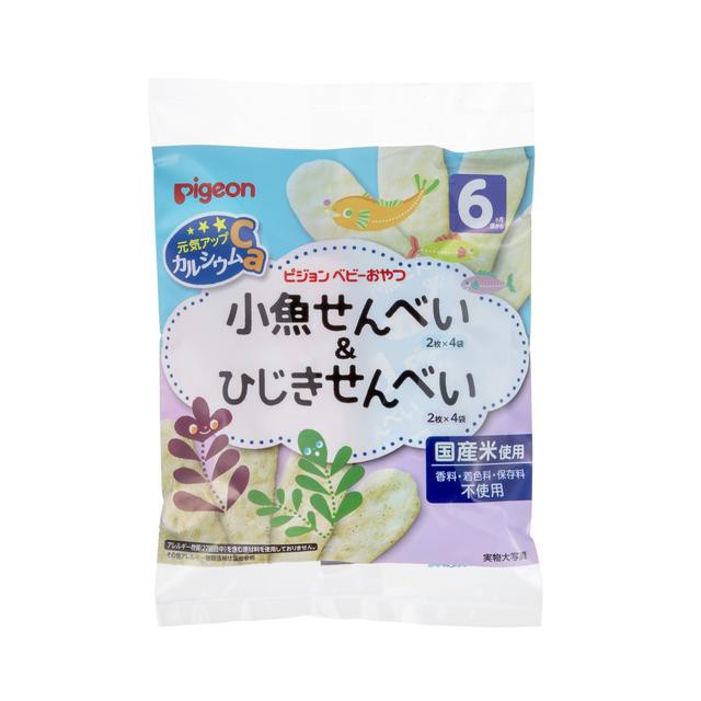 他サイト： ◆ピジョン 元気アップCa 小魚せんべい&ひじきせんべいの商品画像