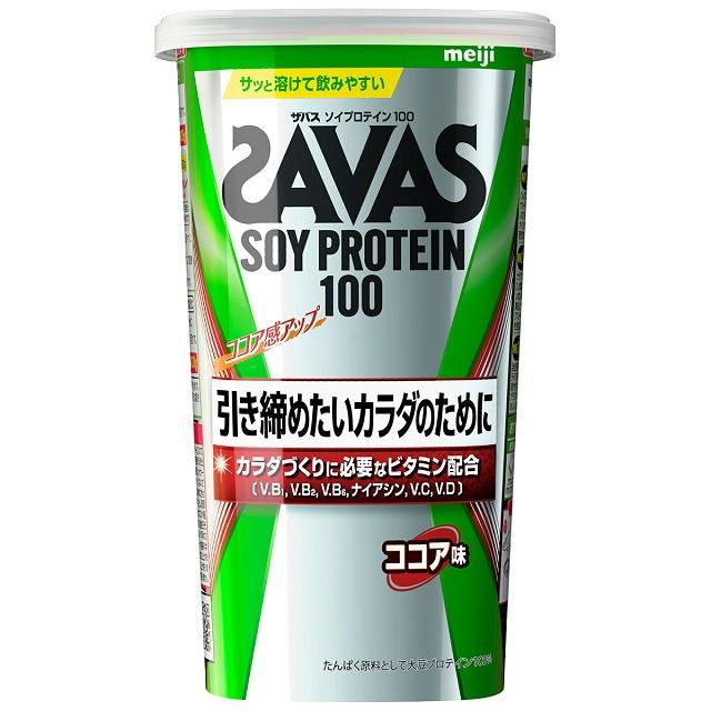 他サイト： ◆ザバス ソイプロテイン100 ココア味 224gの商品画像