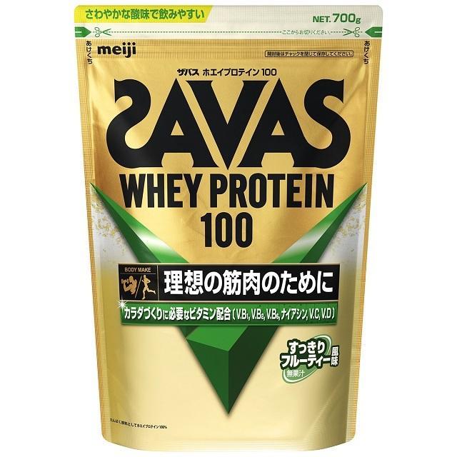 他サイト： ◆明治 ザバス ホエイプロテイン すっきりフルーティー風味 700gの商品画像