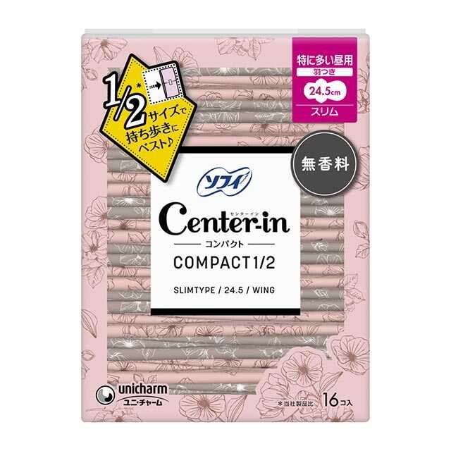 他サイト： センターインコンパクト1/2無香料特に多い昼 16枚の商品画像