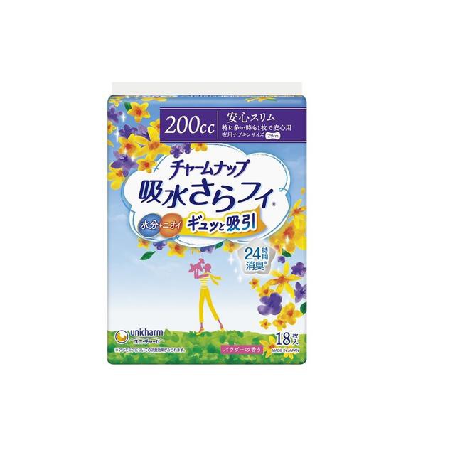 他サイト： ユニ・チャーム チャームナップ 特に多い時も1枚で安心用 200cc 18枚の商品画像