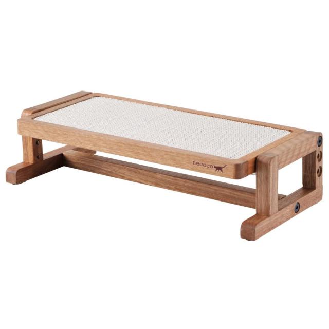 他サイト： necoco 高さと角度を変えられるウッディキャットテーブル メーカー直送▼返品・キャンセル不可【他商品との同時購入不可】   の商品画像