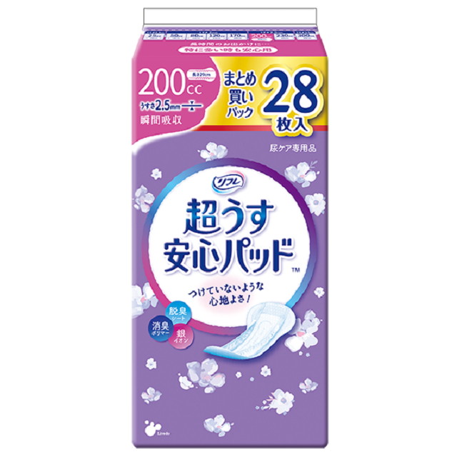 他サイト： リフレ 安心パッド 長時間スーパー 200cc 200cc 28枚の商品画像