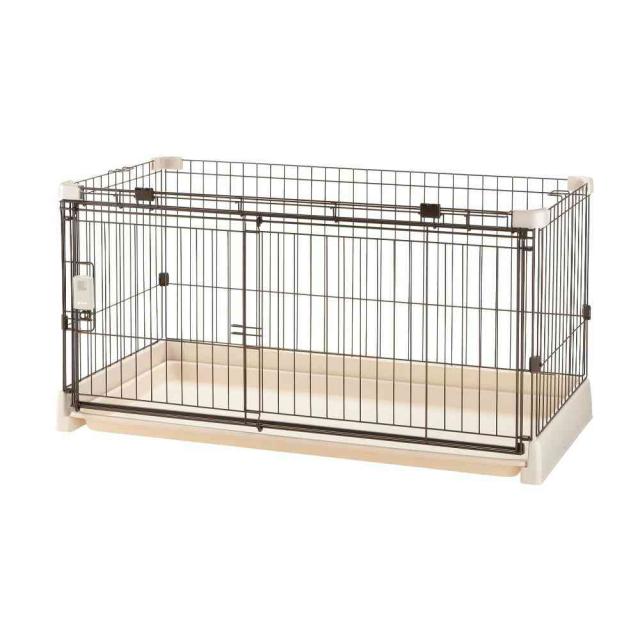 他サイト： もっとお掃除簡単ペットサークル 120-60 アイボリー メーカー直送▼返品・キャンセル不可【他商品との同時購入不可】   の商品画像