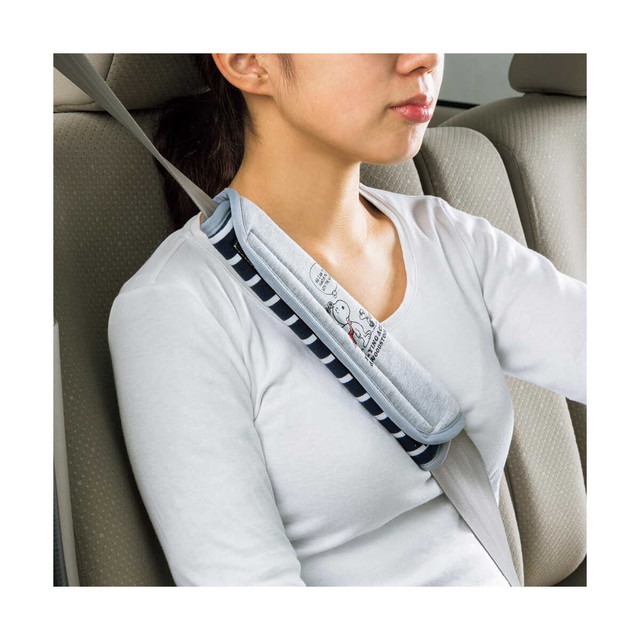 他サイト： フライングスヌーピー シートベルトパッドS GRの商品画像