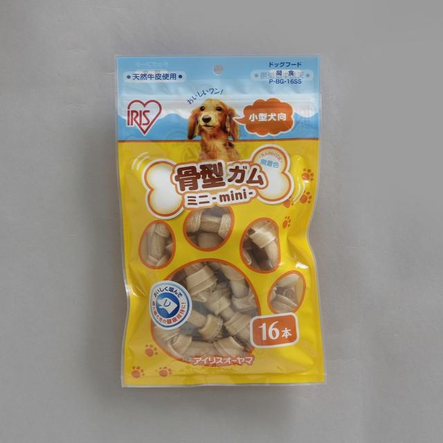 他サイト： アイリスオーヤマ 骨型ガムミニ 16本  の商品画像