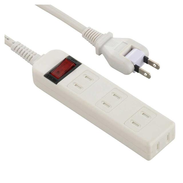 他サイト： オーム電機 ブレーカー付安全タップ 4個口 2m   の商品画像