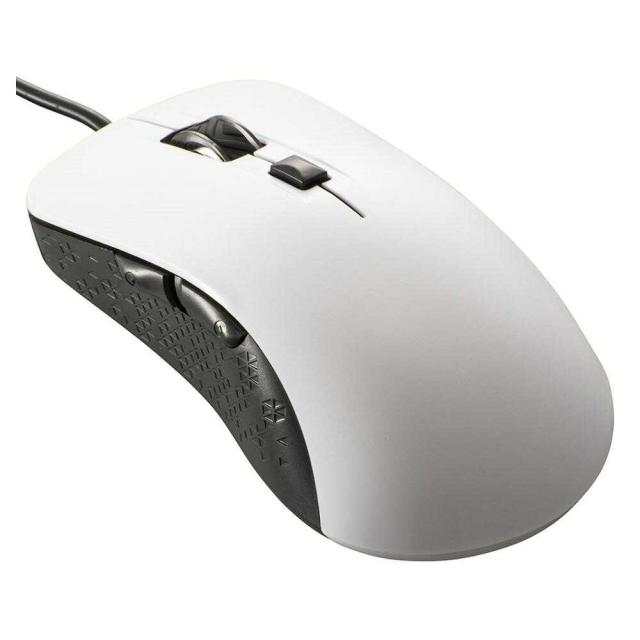 他サイト： オーム電機 静音マウス 有線 BlueLED Lサイズ 抗菌 1個  の商品画像