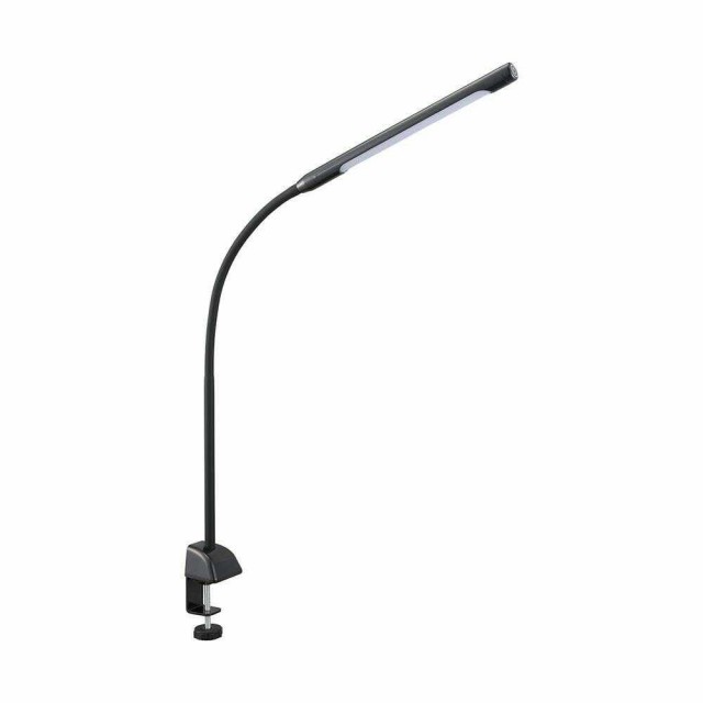 他サイト： オーム電機 LEDクランプライト 3段階調光 ブラック   の商品画像