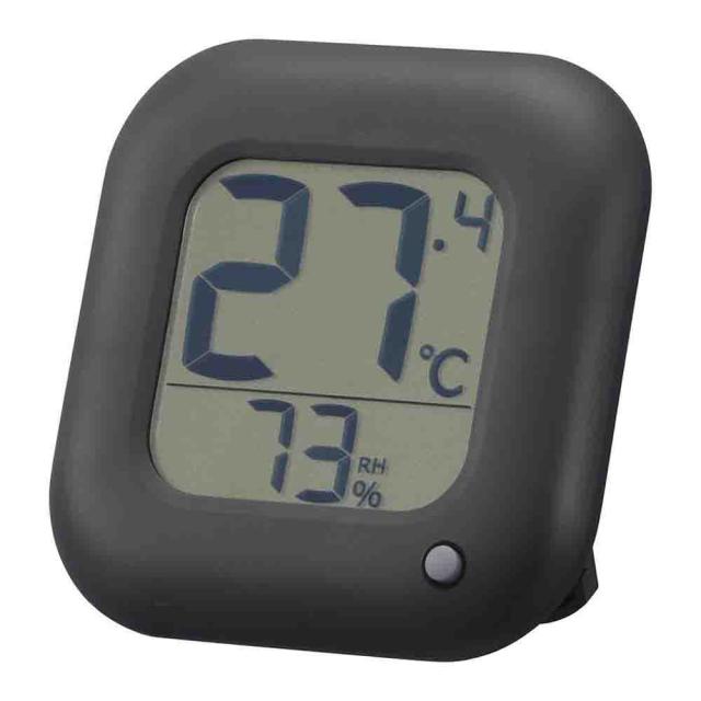 他サイト： オーム電機 温度が見やすい温湿度計   の商品画像