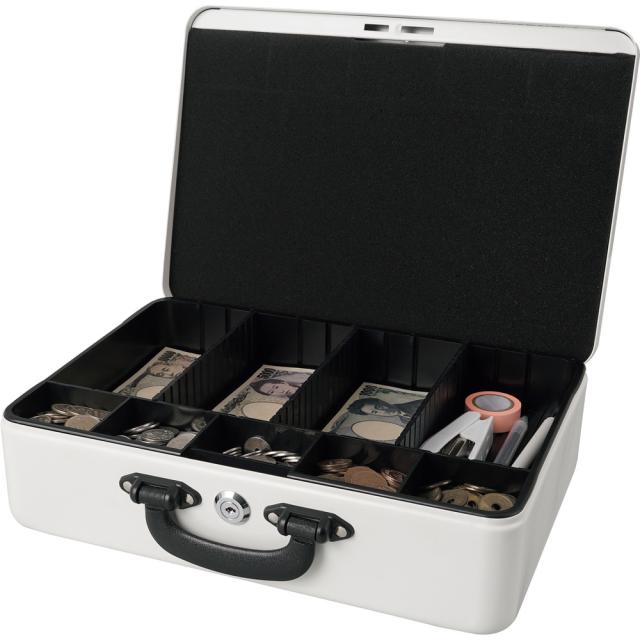 他サイト： 手提げ金庫 そとレジ A4サイズ MR2700 メーカー直送 ▼返品・キャンセル不可【他商品との同時購入不可】   の商品画像