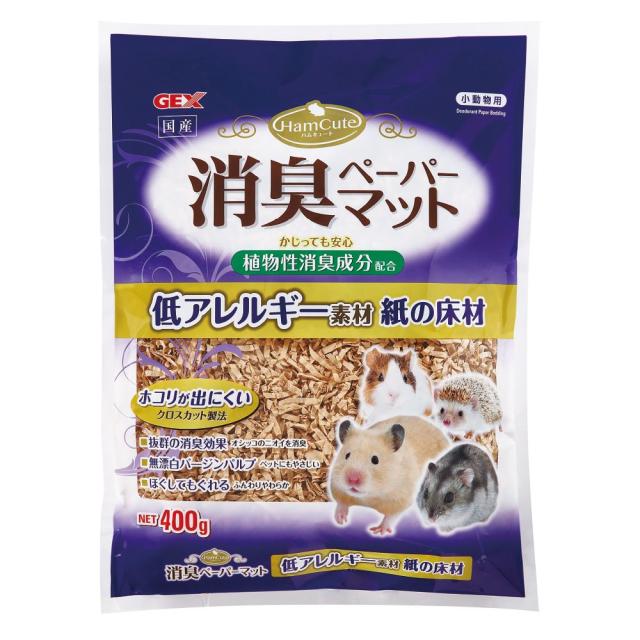 他サイト： ジェックス ハムキュート消臭ペーパーマット 400g  の商品画像