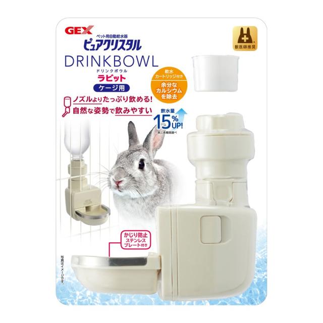 他サイト： ジェックス ピュアクリスタルドリンクボウルラビット   の商品画像