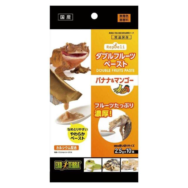 他サイト： ジェックス ダブルフルーツペースト バナナ&マンゴー 2.5g×10本  の商品画像