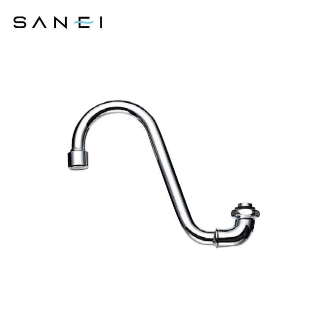 他サイト： SANEI 泡沫上向自在パイプ 水栓用品 パイプ外径16mm 【直送品】 返品・キャンセル・他商品と同時購入は不可   の商品画像