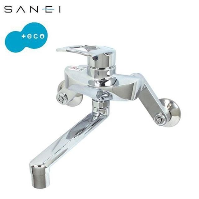 他サイト： 三栄水栓 SANEI キッチン用(壁付) シングル混合栓 【直送品】 返品・キャンセル・他商品と同時購入は不可   の商品画像