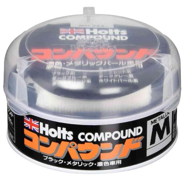 他サイト： 武蔵ホルト Holts ティンコンパウンド ブラック・メタリック・濃色車用 MH252 200g  の商品画像