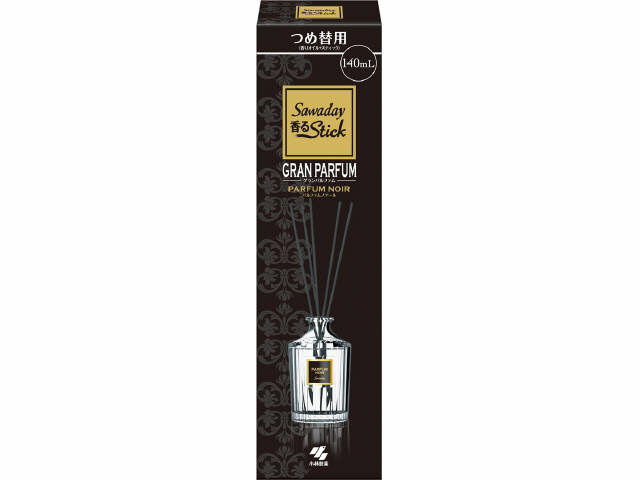 他サイト： 小林製薬 サワデー 香るスティック グランパルファム つめ替用 パルファムノアール 140mlの商品画像
