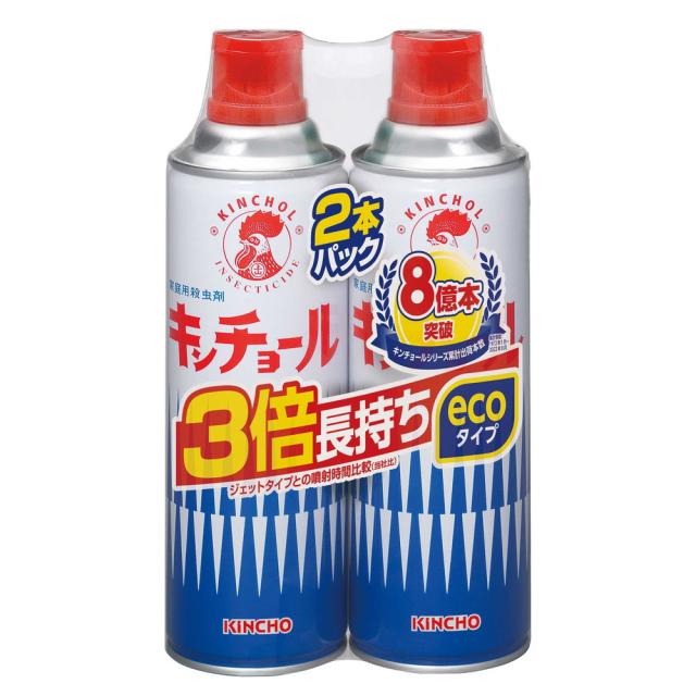 他サイト： 【防除用医薬部外品】大日本除虫菊 キンチョール ハエ・蚊殺虫剤スプレー 450ml×2本パックの商品画像