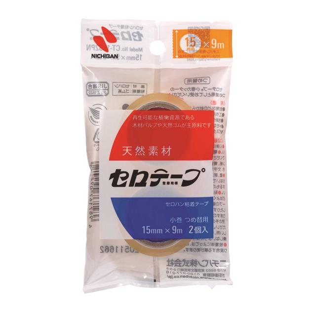 他サイト： ニチバン セロテープ小巻2巻 CT‐15S2PN 2個入の商品画像