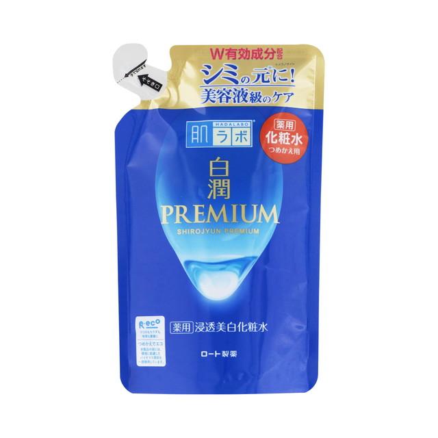 他サイト： 【医薬部外品】ロート製薬 肌ラボ 白潤プレミアム 薬用浸透美白化粧水 つめかえ用 170mlの商品画像