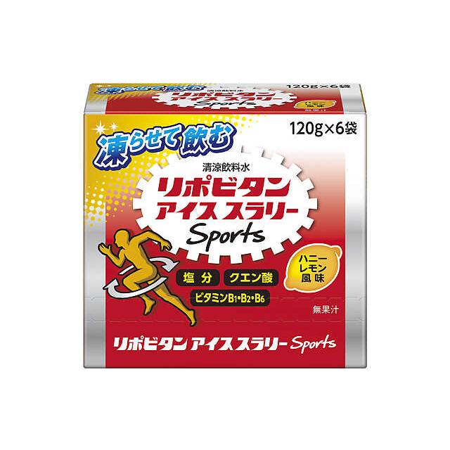 他サイト： ◆大正製薬 リポビタン アイススラリー for Sports ハニーレモン風味 120g×6袋入りの商品画像