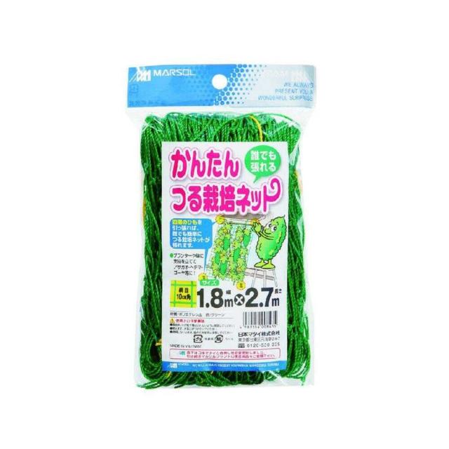 他サイト： 日本マタイ かんたんつる栽培ネット グリーン 1枚  の商品画像