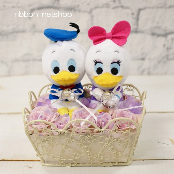 【結婚式】【ブライダル】ウェディングドナルド&デイジーシルクフラワー(造花)