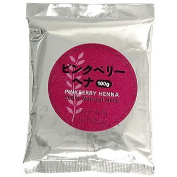 ジャパンヘナ ピンクベリー 100g Japan Henna ヘアカラー