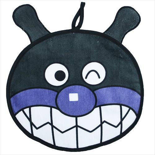 アンパンマン ループタオル 顔型ループ付きハンドタオル ばいきんまん アニメキャラクターグッズ メール