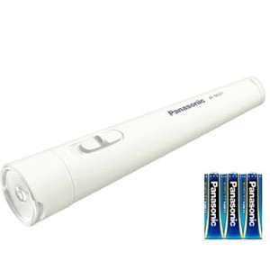 他サイト： パナソニック LED懐中電灯 乾電池エボルタNEO付き BF-BG01N-W ホワイト 1個の商品画像