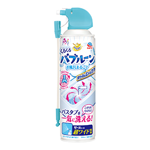 他サイト： アース製薬 らくハピ くるくるバブルーン お風呂まるごと 泡スプレー360mlの商品画像