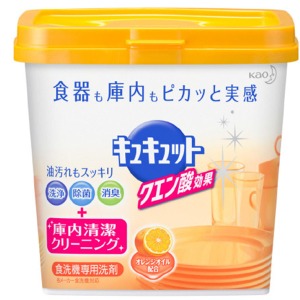 他サイト： 花王 食洗機用キュキュット クエン酸効果 オレンジオイル配合 本体 680Gの商品画像