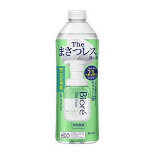 他サイト： 花王 ビオレ ザフェイス 泡洗顔料 グリーンサボンの香り詰替340mlの商品画像